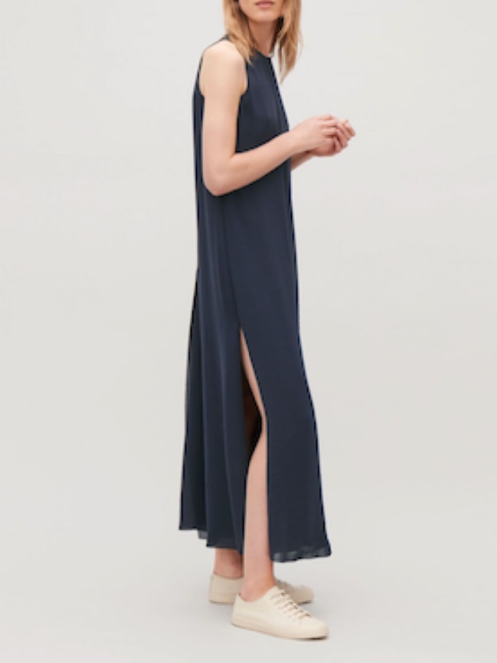 NWOT COS Sleeveless Maxi Dress with Side Slits - Size 4